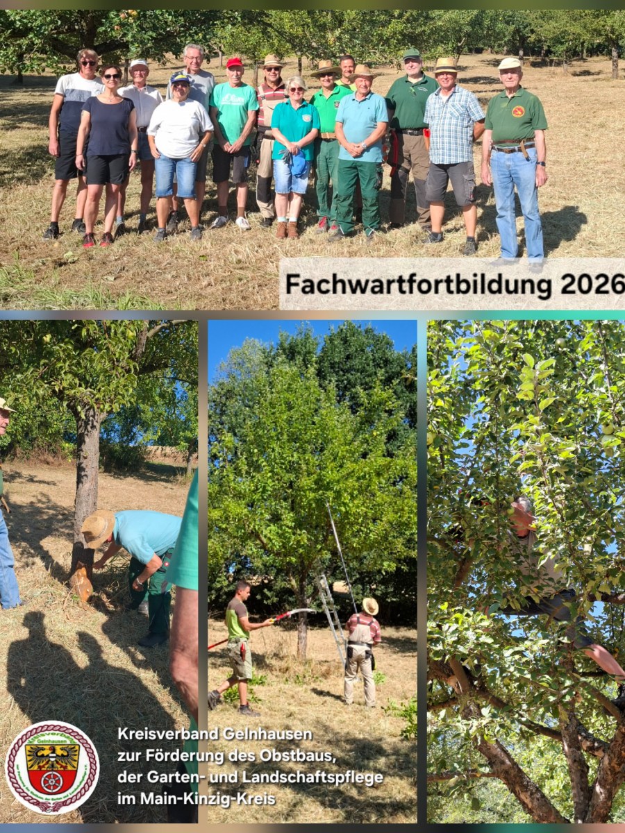 Fortbildung 2026 für Fachwarte Obst und&nbsp;Garten